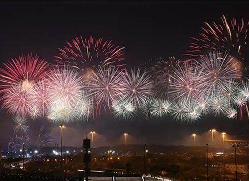 昌都焰火晚会